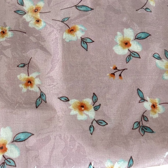 New Lavender Floral Smocked Cute Women's Summer Flowy Tank Top Blouse Top - Picture 6 of 6